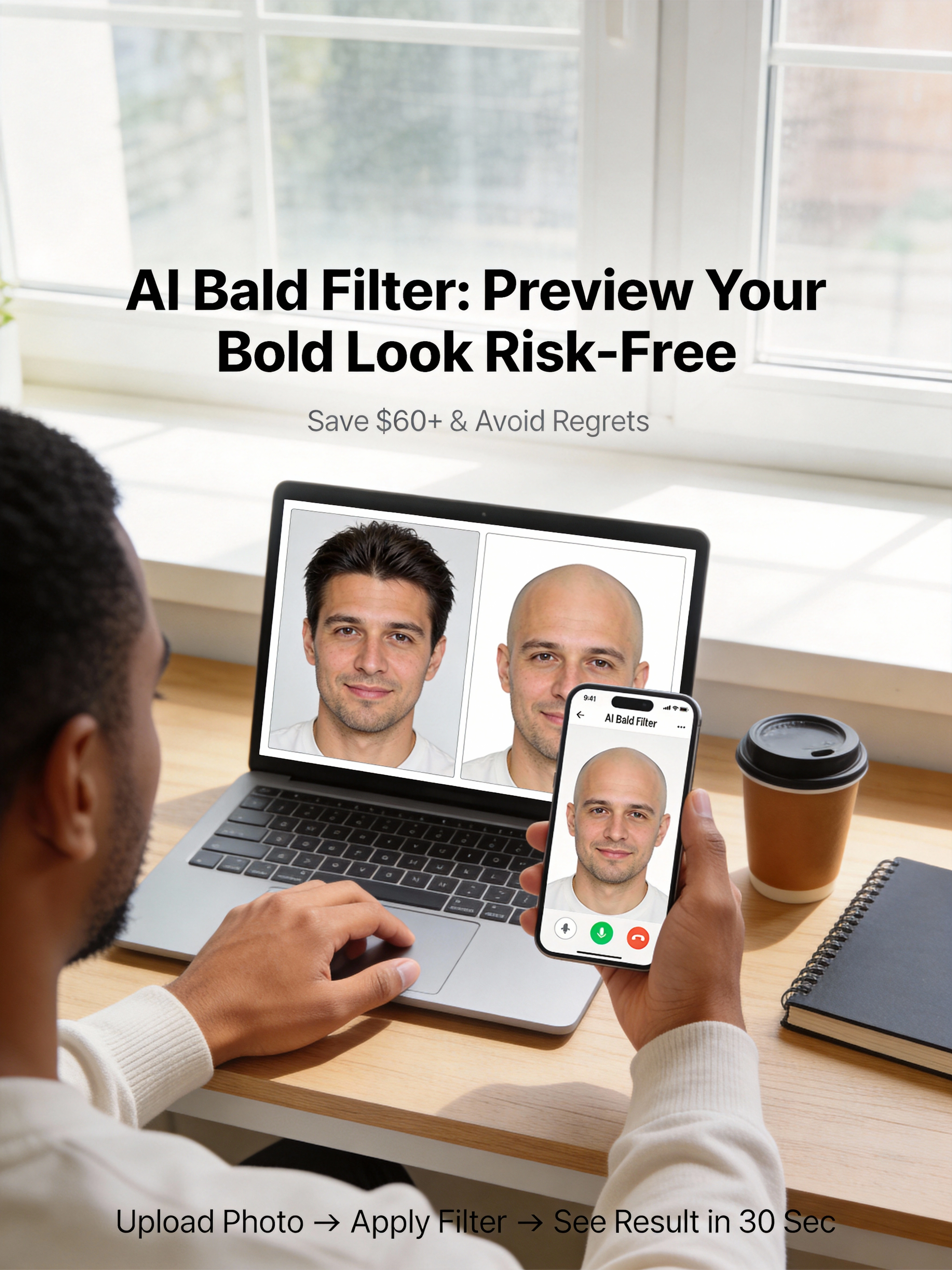 ai bald filter by weshop ai