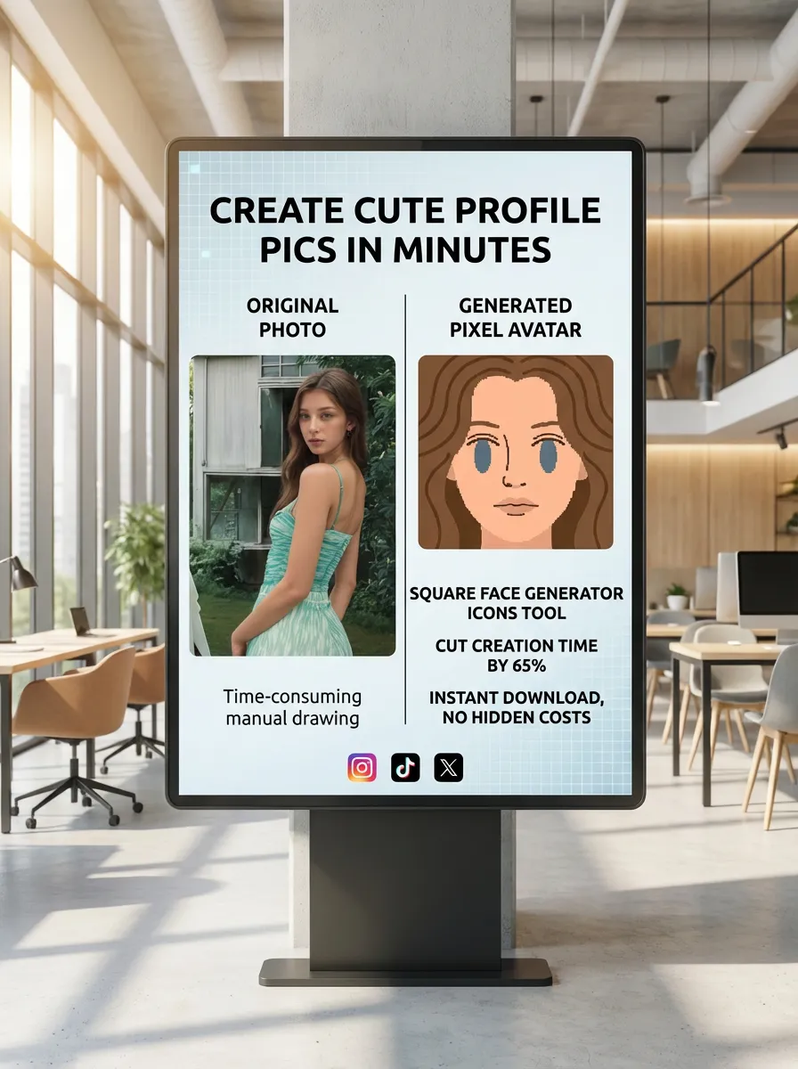 ai square face icon by weshop ai