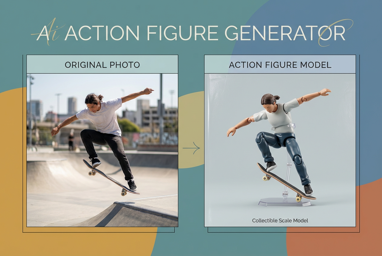 figura de acción IA por WeShop AI