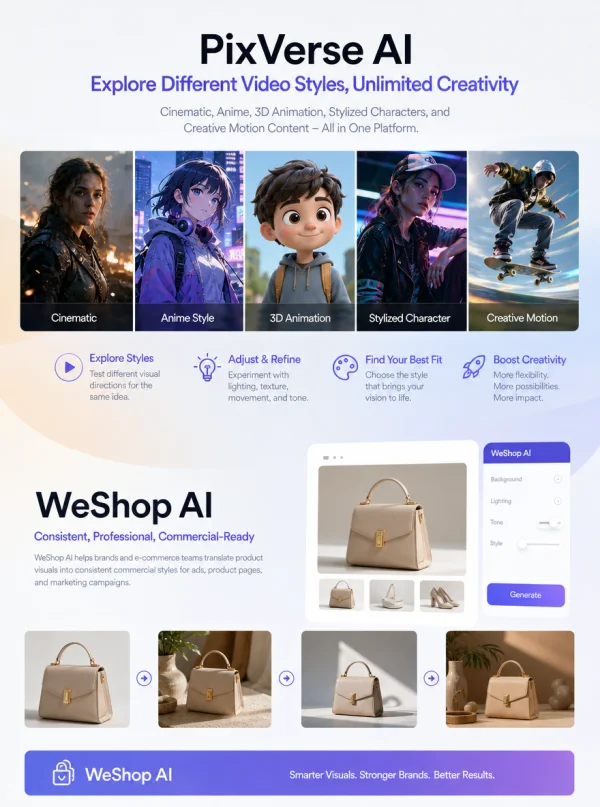pixverse ai por weshop ai