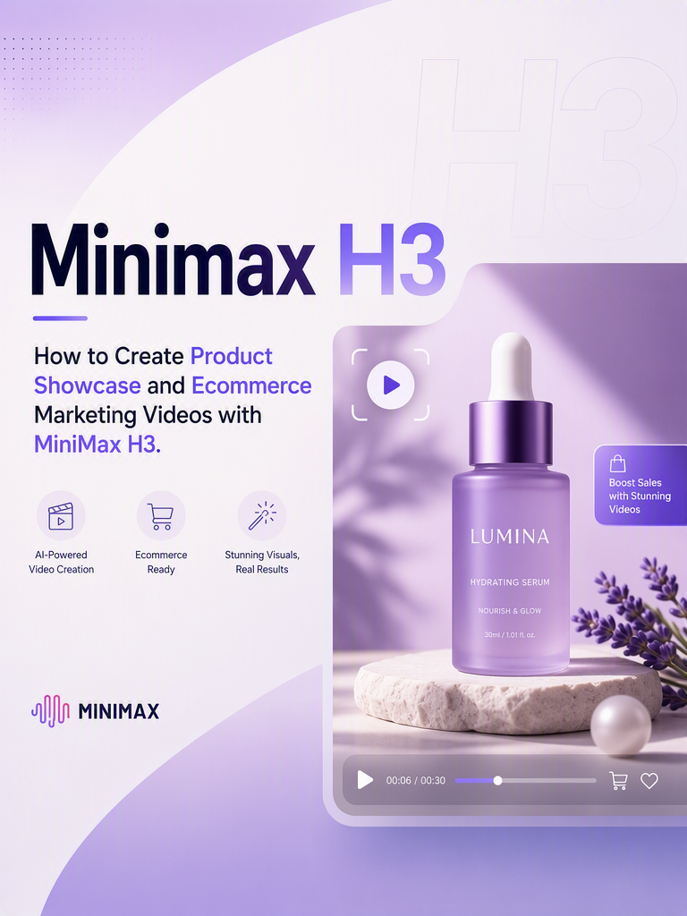 How to Create Product Showcase and Ecommerce Marketing Videos with MiniMax H3