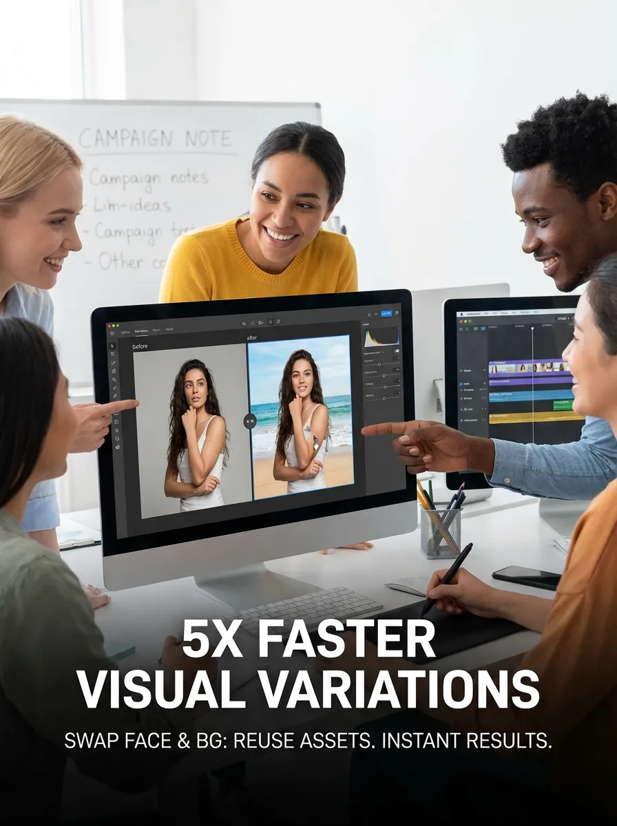 swap face by weshop ai